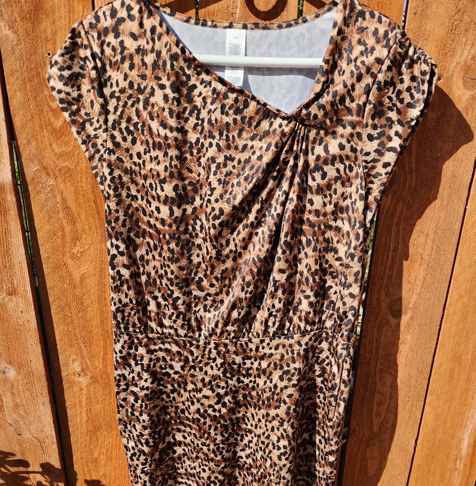 Leapord dress